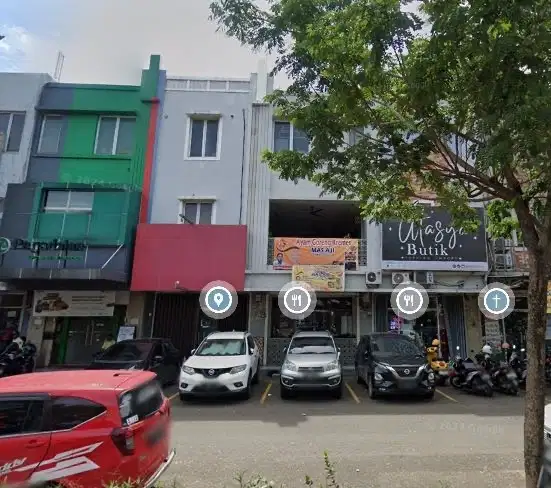 Hadap Jalan Ruko Modern Townmarket Modernland, Kota Tangerang