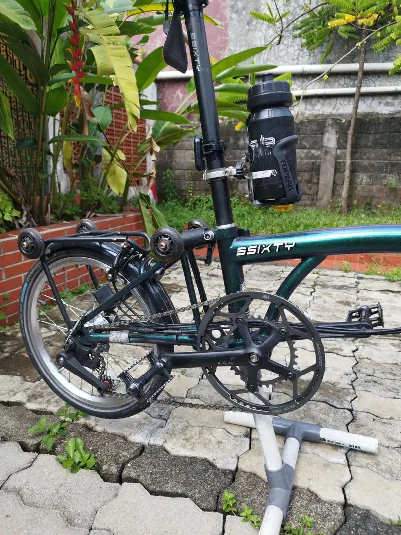 Di niagakan Folding Bike 3sixty Chameleon modif 3x3 Speed