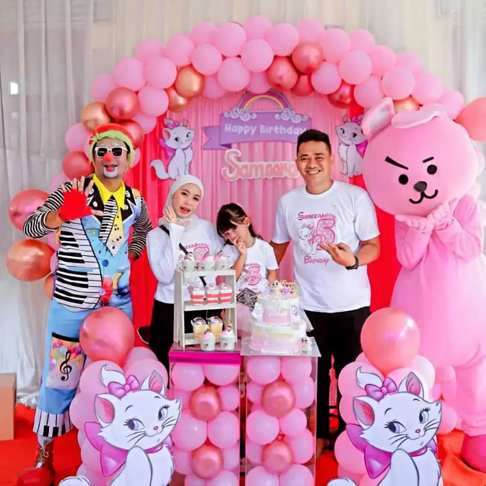 Jasa Badut ulang tahun dan dekorasi pesta