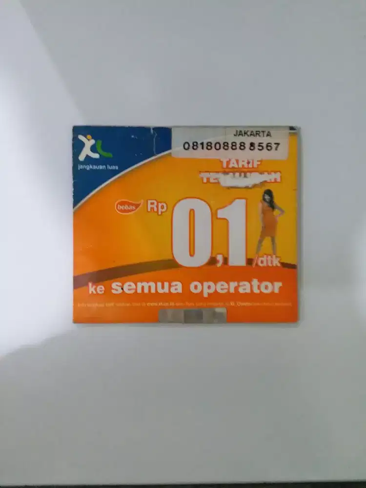 NOMOR XL CANTIK 8888 567, ISI ULANG ( PRABAYAR )