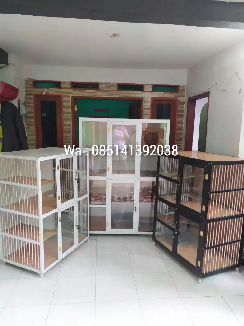 Kandang kucing dengan desain minimalis dan elegan