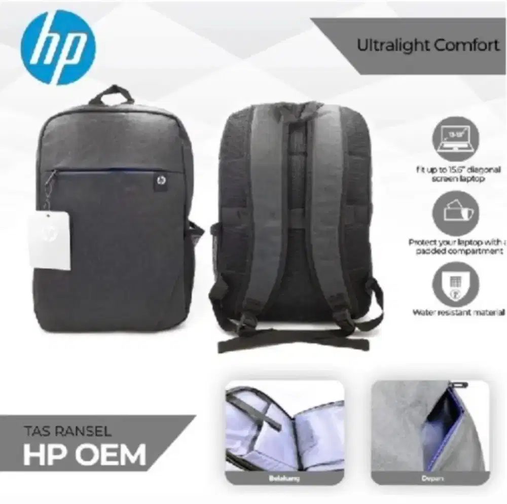 BARU! TAS RANSEL BACKPACK HP 15.6 INCH