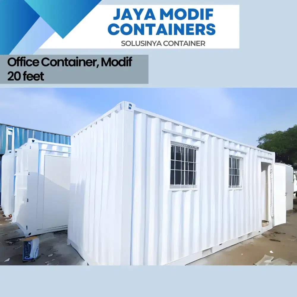 Container Office 20 Feet(Jual/Sewa/Modif)(20/40Feet)Office/Dry/Storage