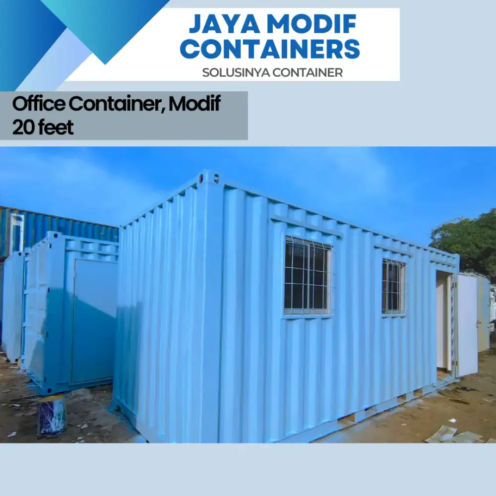 Container Office 20 Feet(Jual/Sewa/Modif)(20/40Feet) Kantor & Kosongan