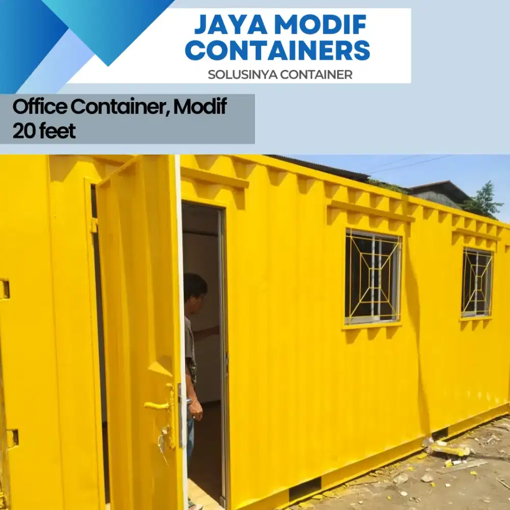 Container Office 20 Feet (Jual/Sewa/Modif)(20Feet/40Feet) Office/Dry