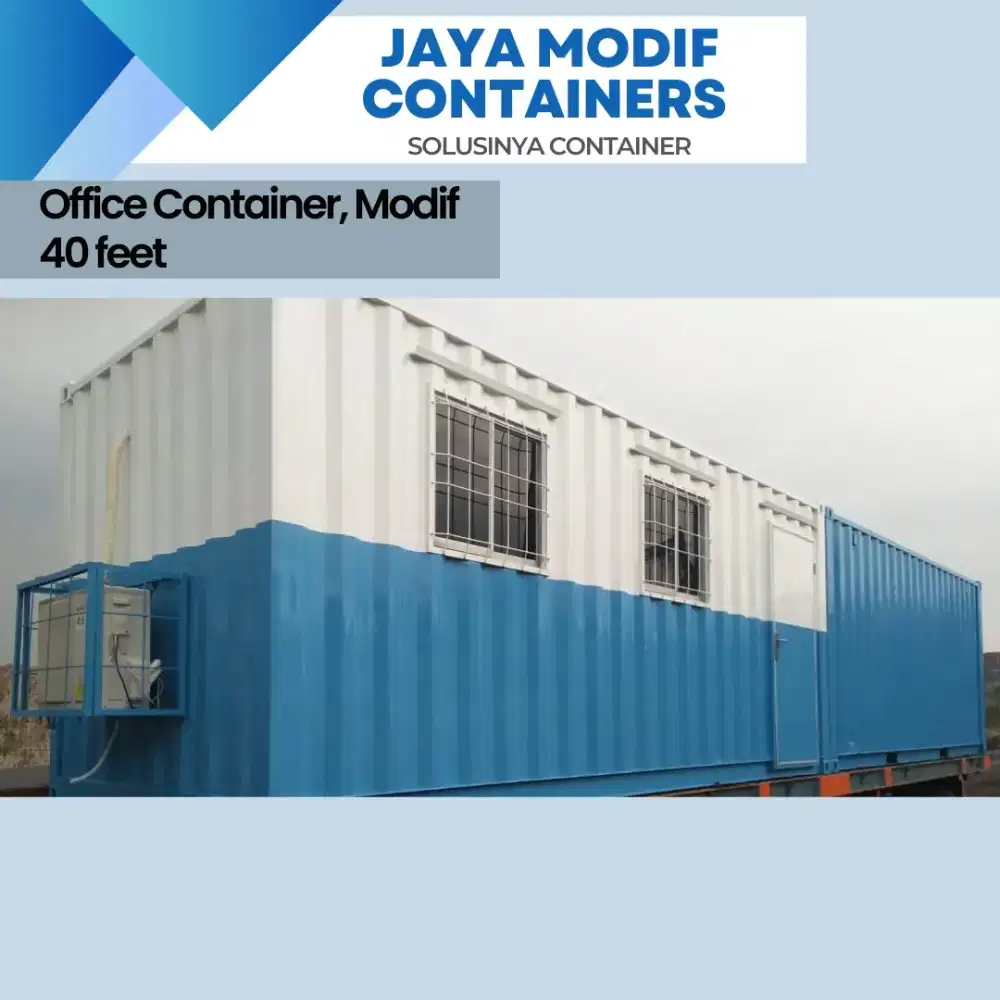 Container Office 40 Feet (Jual/Sewa/Modif, Office/Dry 20Feet/40Storage