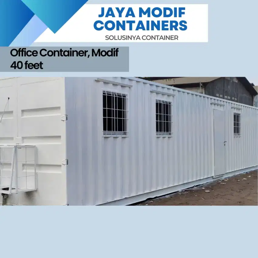Container Office 40 Feet (Jual/Sewa/Modif, Office/Dry/Kosongan/Store)