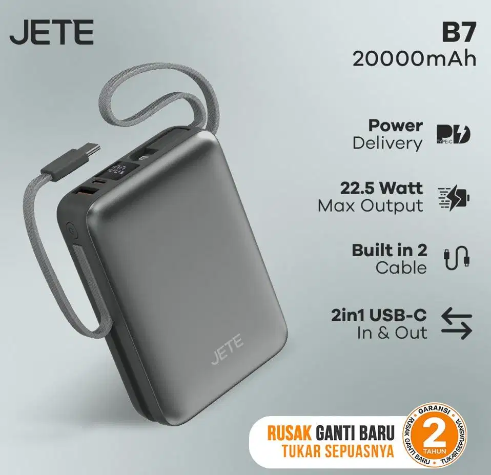 POWERBANK JETE B7 10.000mAh