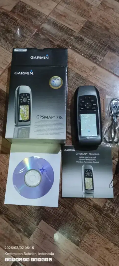 Garmin Gps Map 78s New Bergaransi Resmi 1 Tahun Murah