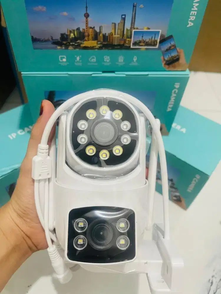 Cctv 2 lensa kamera sudah sama pasang