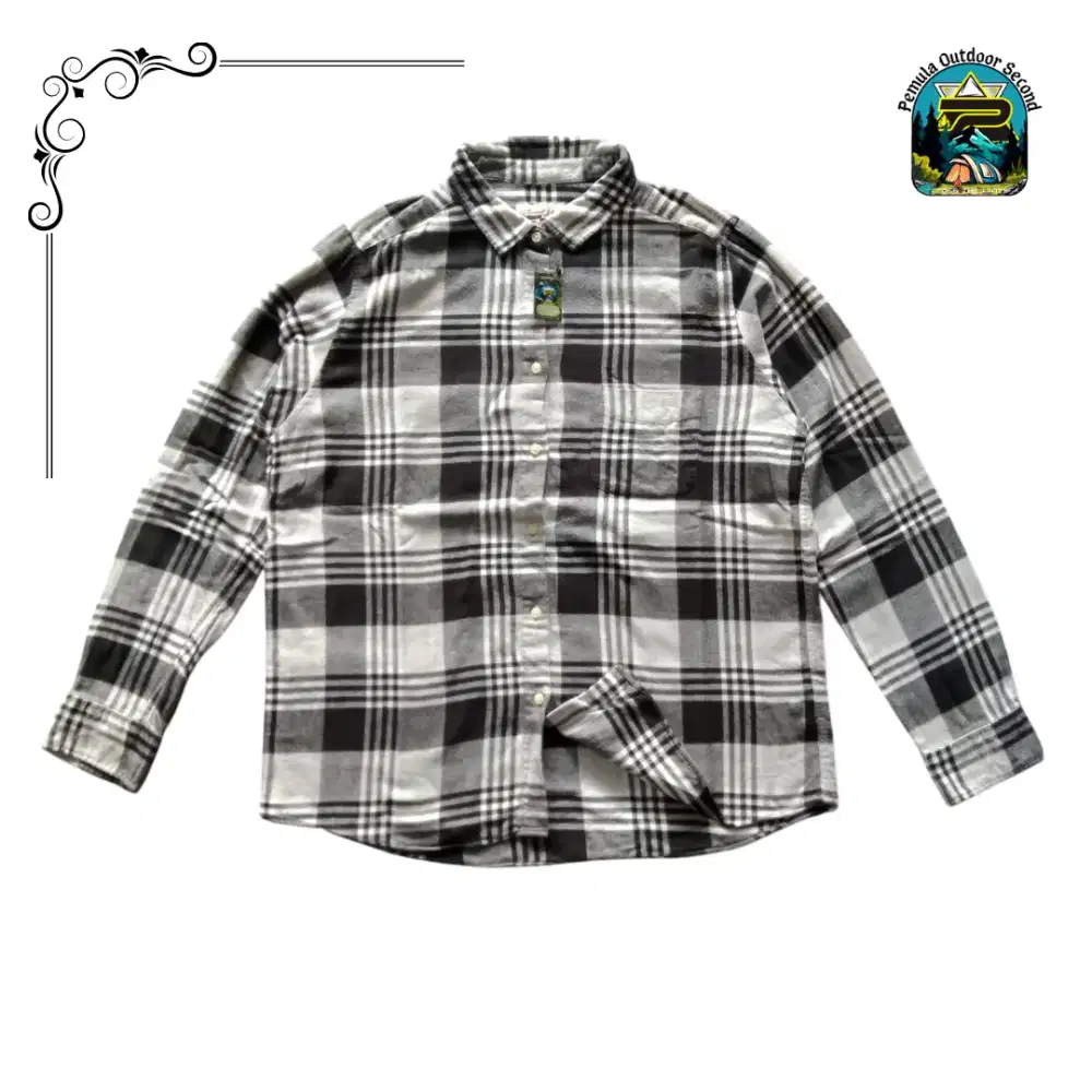 Kemeja Flanel Second GOOD DAY