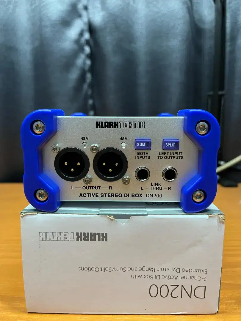 DI Box aktif stereo Klark Teknik DN200