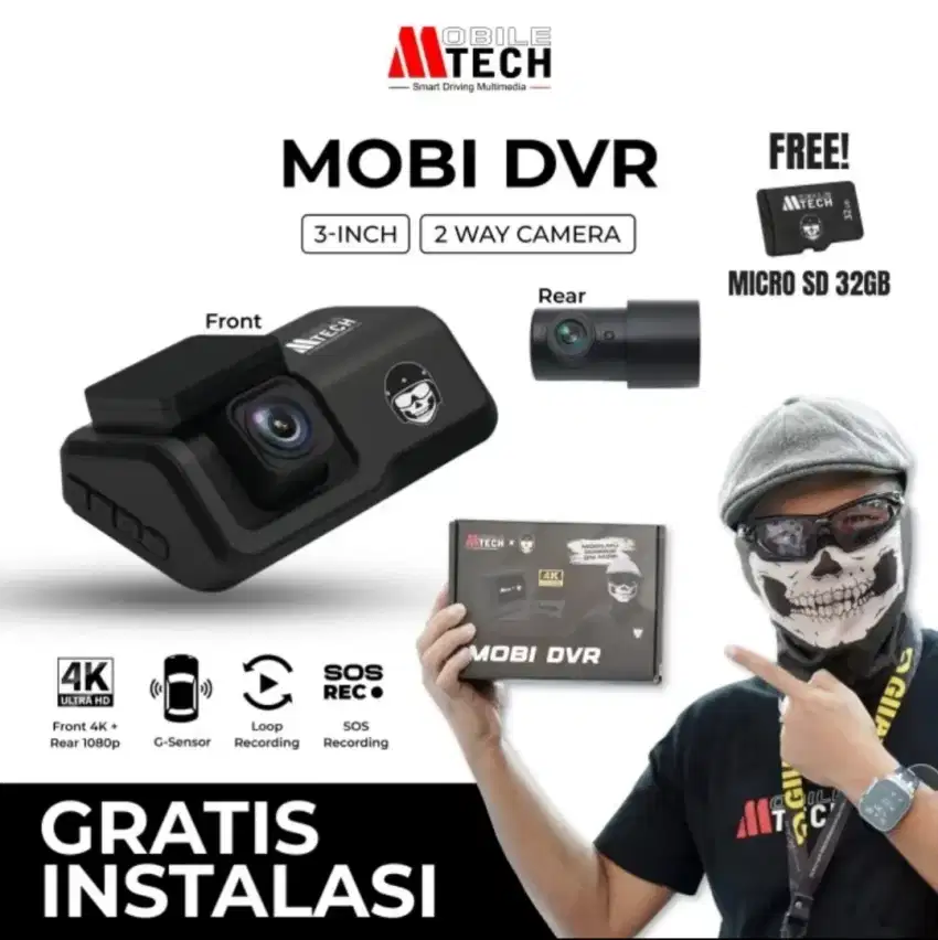 Dashcam Mtech X Mobi 4K