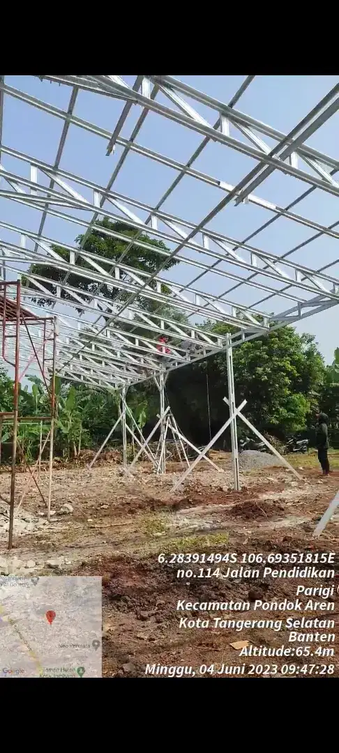 Rangka baja ringan gudang