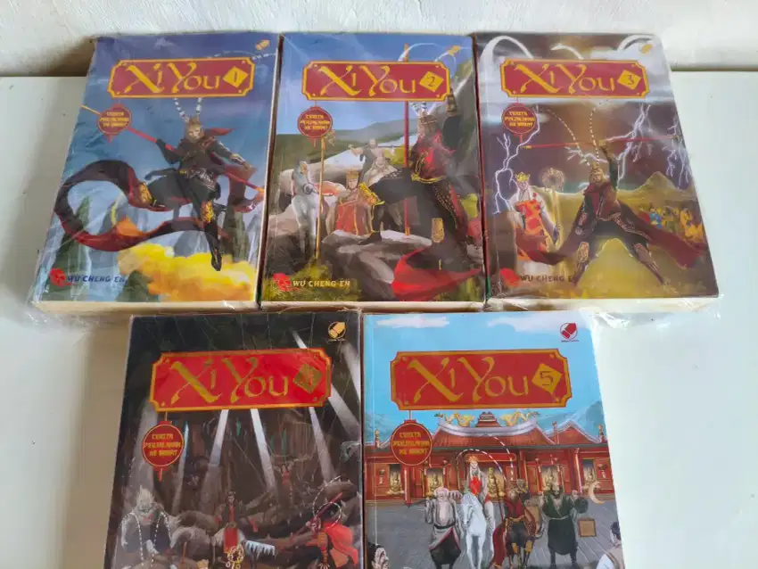 Buku Novel Perjalanan ke Barat (jilid 1-5)