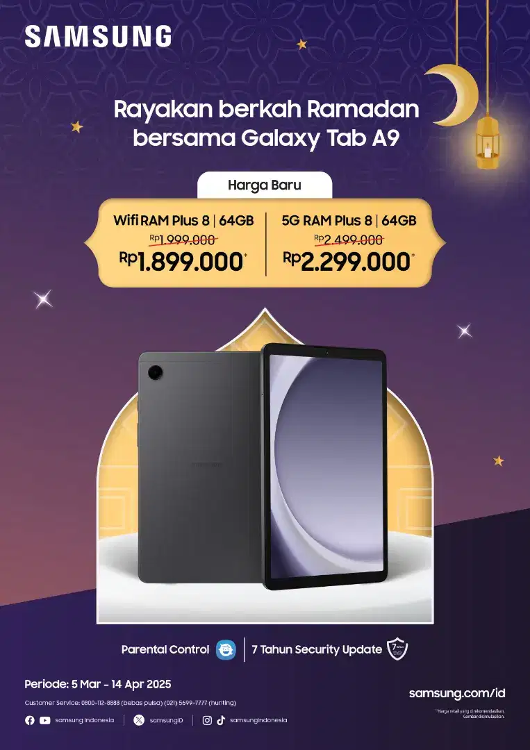 TAB SAMSUNG A9 PROMO TURUN HARGAA!