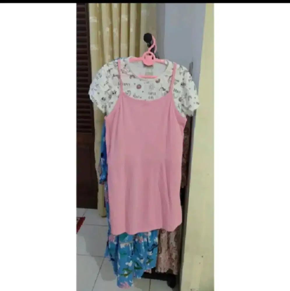 Dress overall Nevada anak sz 11-12 barang baru