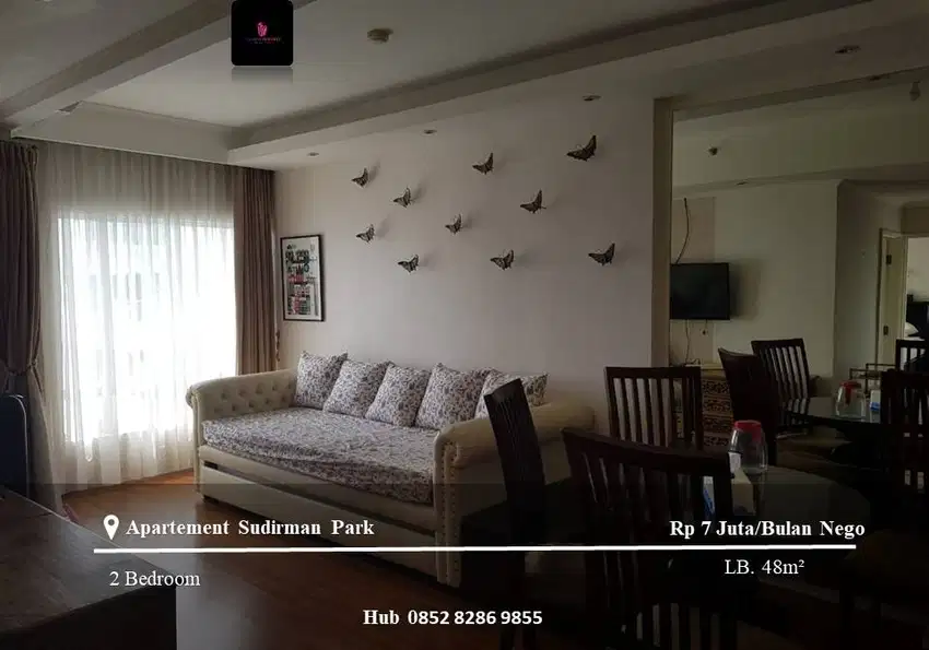 Disewakan Apartemen Sudirman Park High Floor 2BR Full Furnished