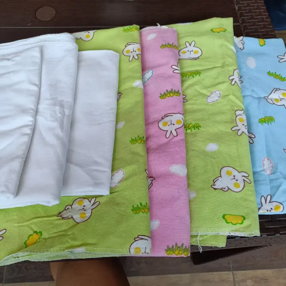 paketan 7 pcs kain bedong bayi selimut bayi
