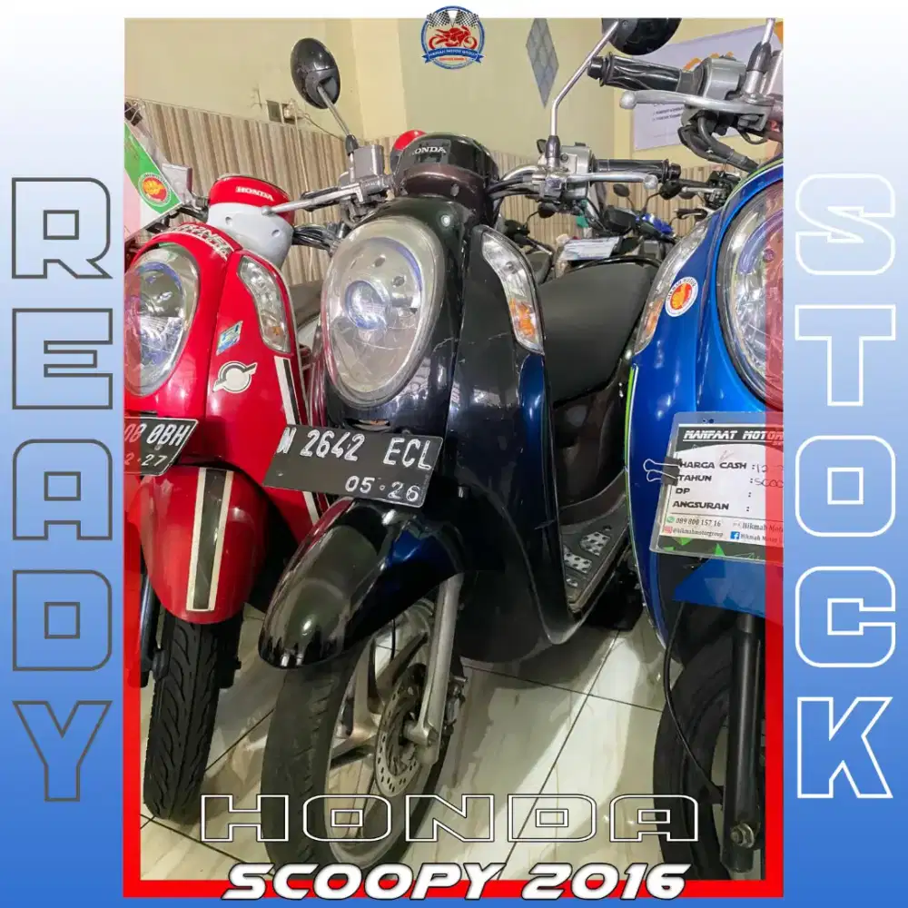 HONDA SCOOPY 2016 MURAH BERKUALITAS MASZEHH HIKMAH MOTOR KEPUH