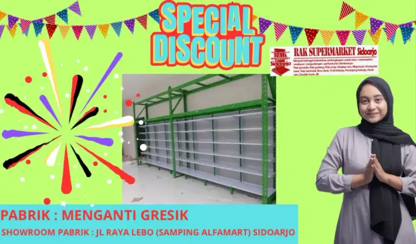 Rak gudang supermarket