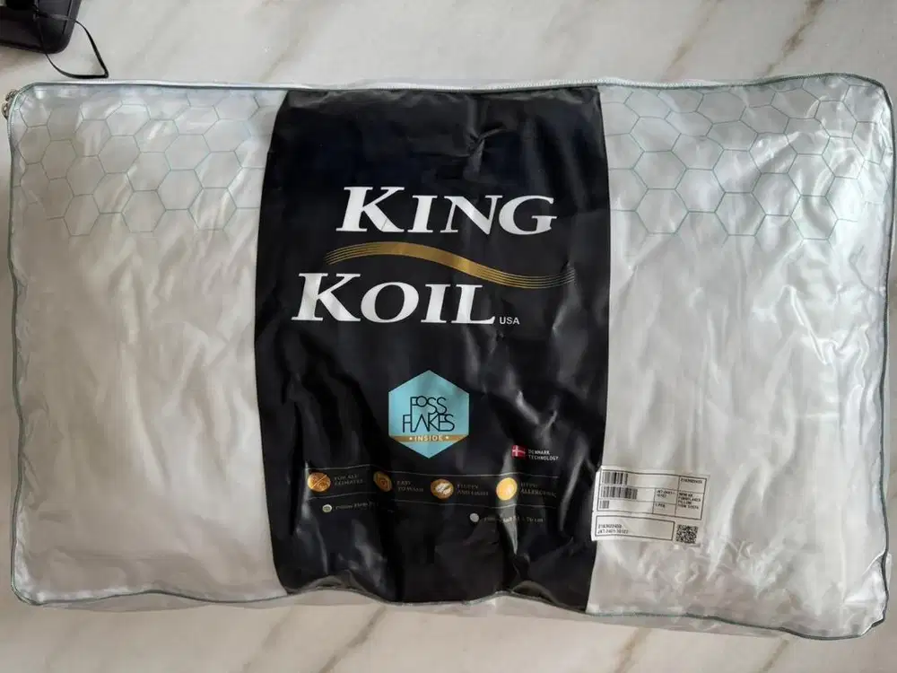 King Koil Foss Flakes Pillow Firm Bantal King Koil