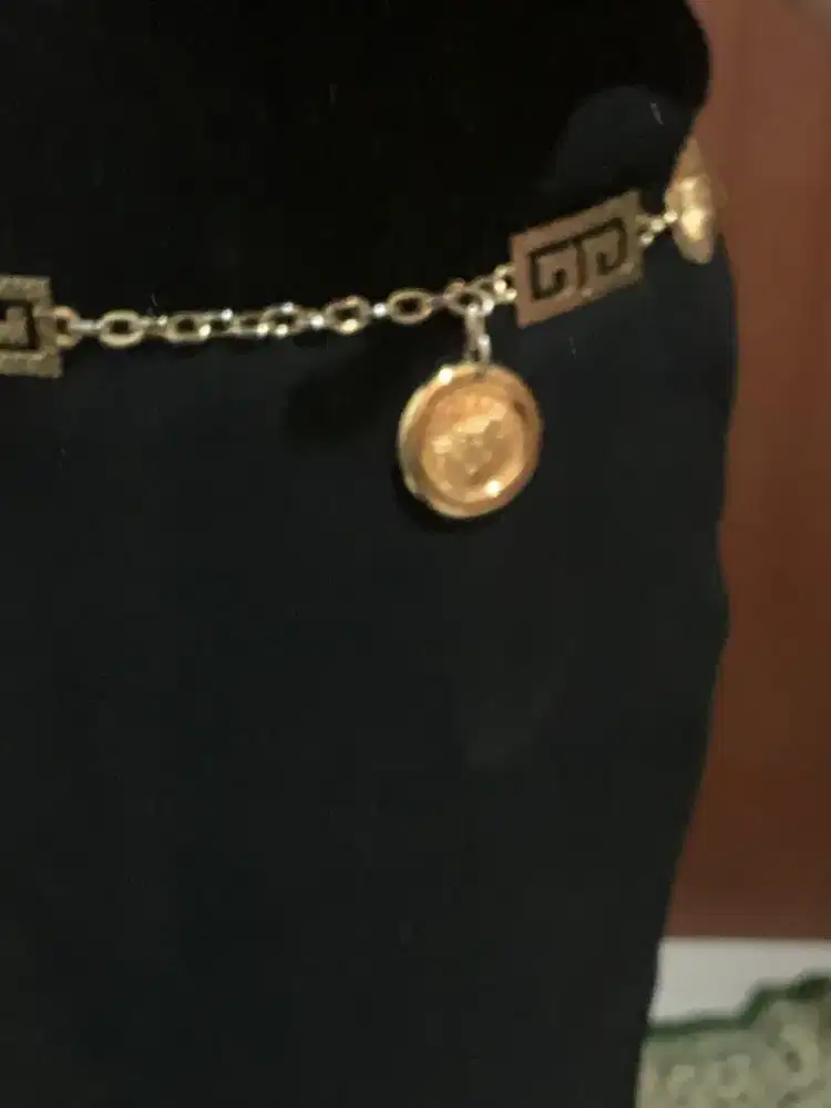 AR Paris Authentic Belt Chain Gold Mod Depos Made In France Size L