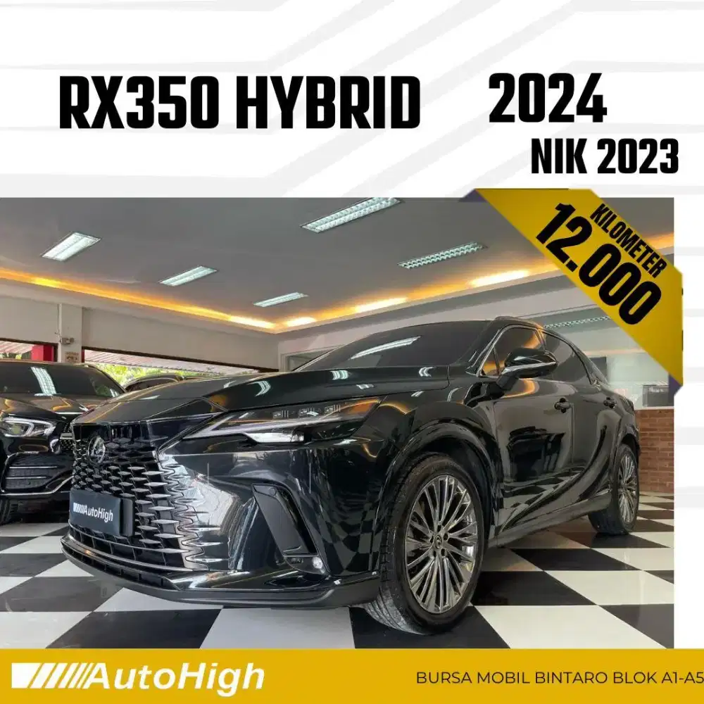 DP10% [Km12.000] RX350h Hybrid 2023 Black / RX350 Reg 2024 #AUTOHIGH