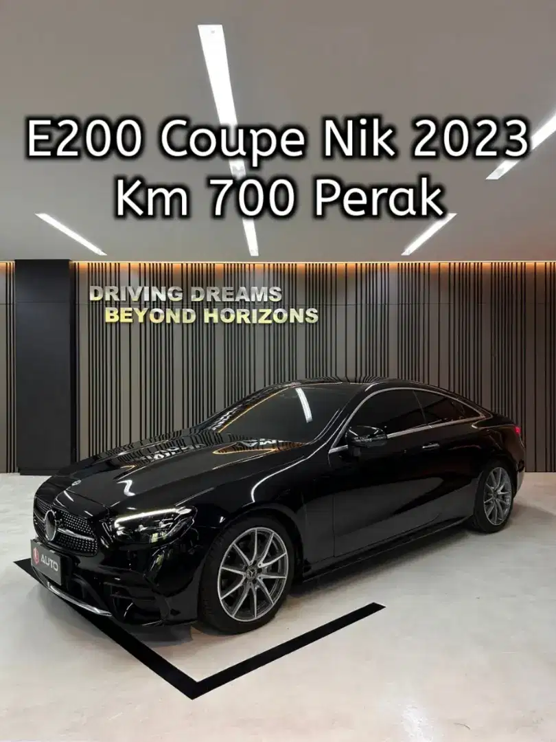 Mercedes Benz E200 Coupe AMG AT Nik 2023 Hitam Mercy E300
