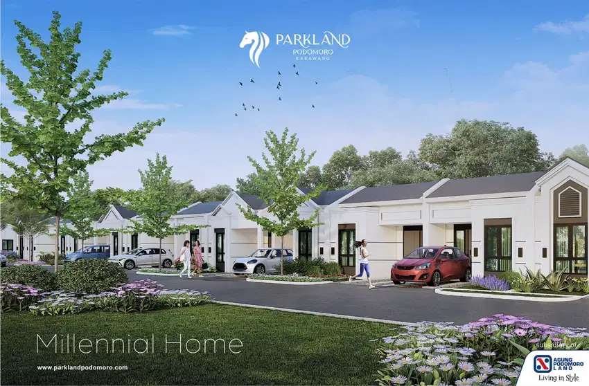 DIJUAL MILENIAL HOME PARKLAND PODOMORO KARAWANG BARAT