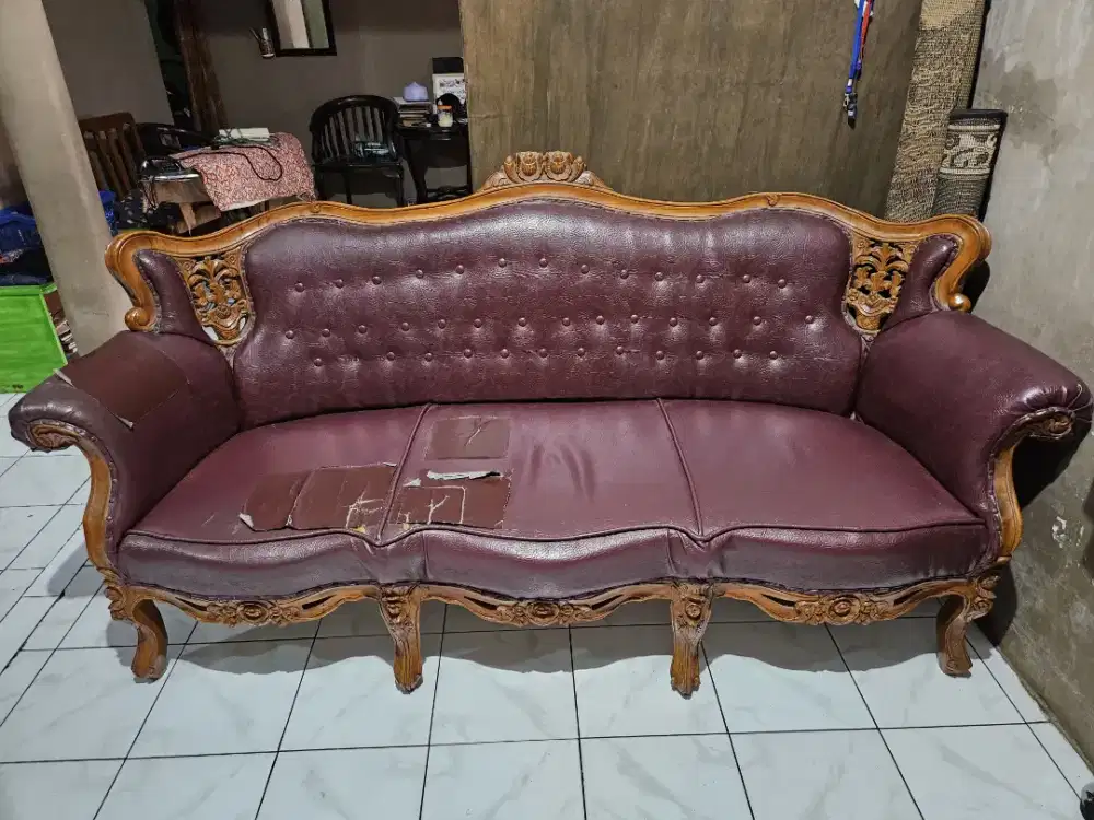 Sofa Kayu Jati Ukir