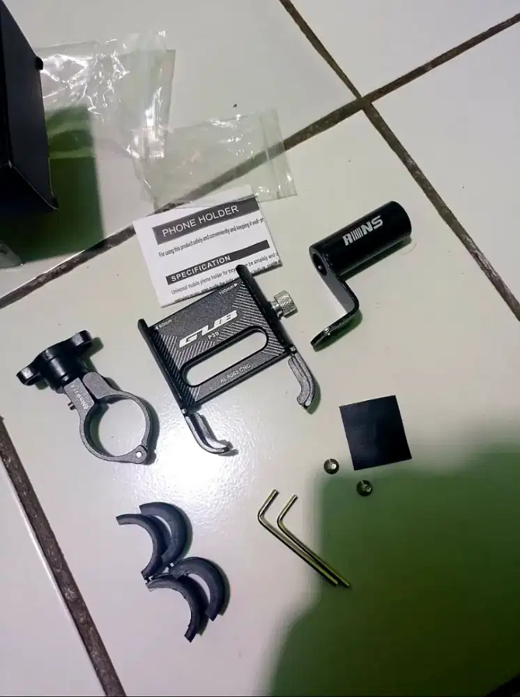 Holder Stang GUB P30 + Breket (kondisi baru)