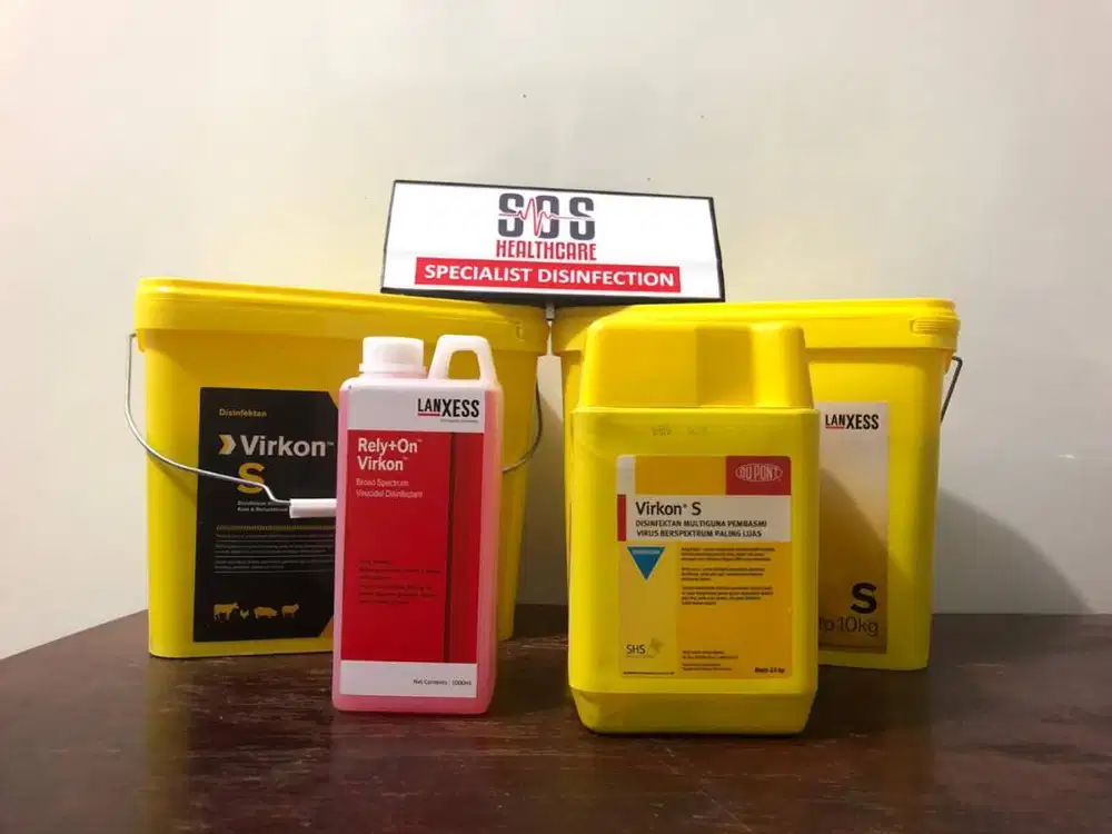 Disinfektan Pembasmi Virus, Bakteri dan Jamur - VIRKON S Bubuk 10 KG