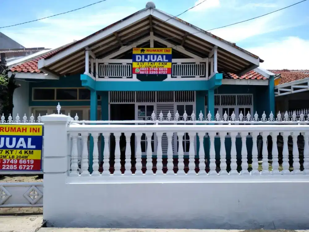 TURUN HARGA! Jual Cepat Rumah 7 Kamar Ujung Berung Komplek Neglasari