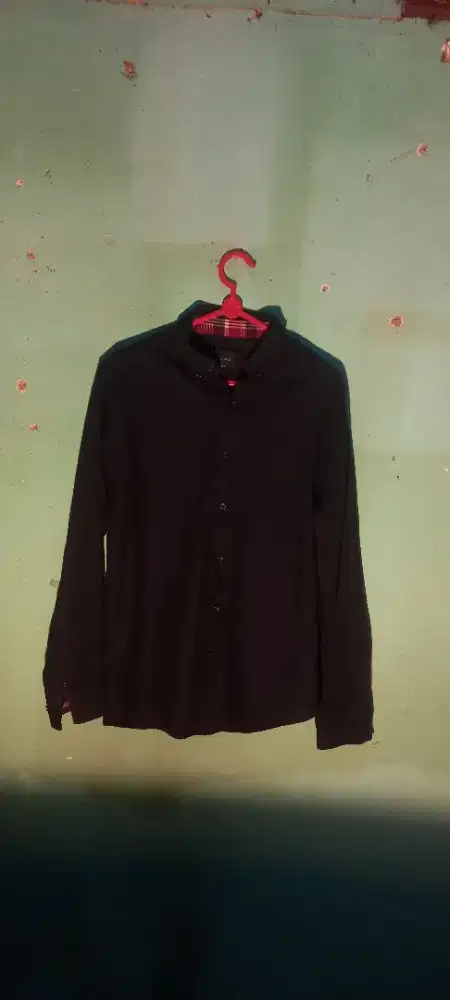 Kemeja valino size S biru dongker