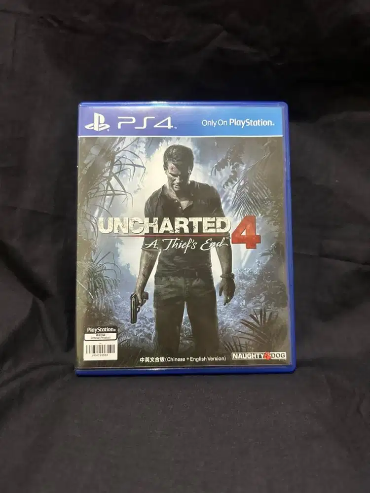 UNCHARTED 4, kaset BD ori playstation 4