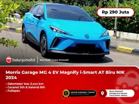 [LOW KM] Morris Garage MG 4 EV Magnify i-Smart AT Biru 2024/2025
