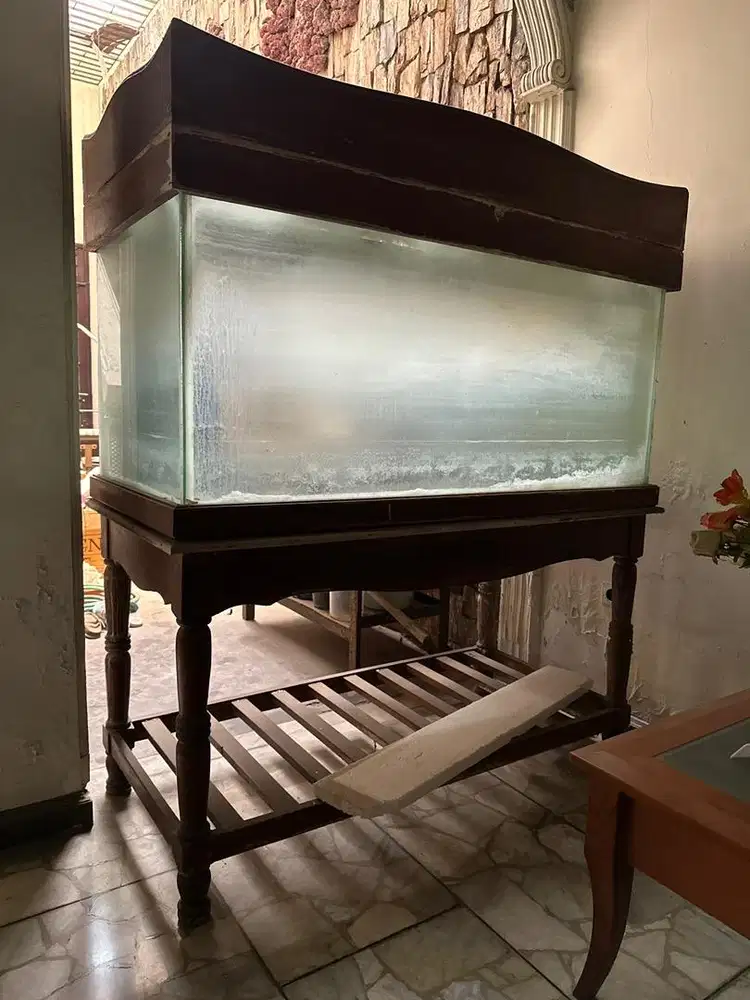 DIJUAL AQUARIUM KAYU