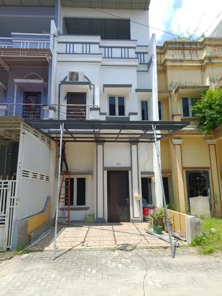 KANOPI BESI HOLLOW SPANDEK ALDERON UPVC DLL