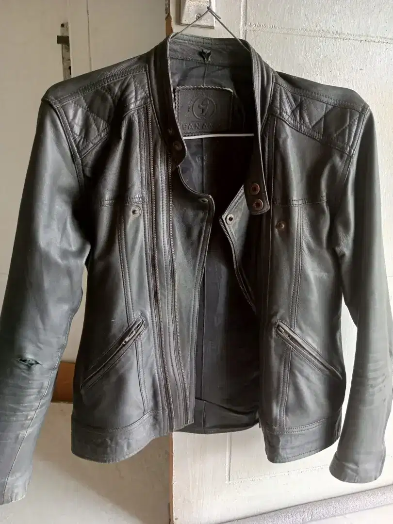 jaket kulit size s