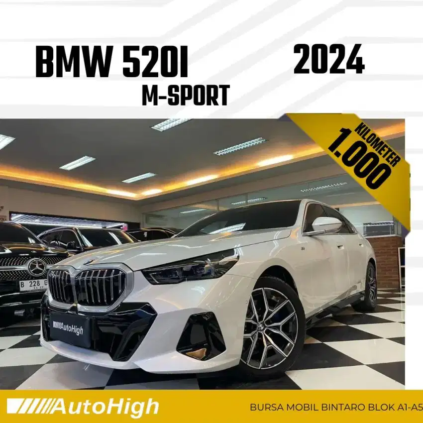 DP10% [Km1.000] 520i M-Sport 2024 White / 530i Reg 2023 #AUTOHIGH