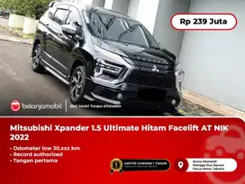 [LOW KM] Mitsubishi Xpander 1.5 Ultimate Hitam Facelift AT 2022/2023