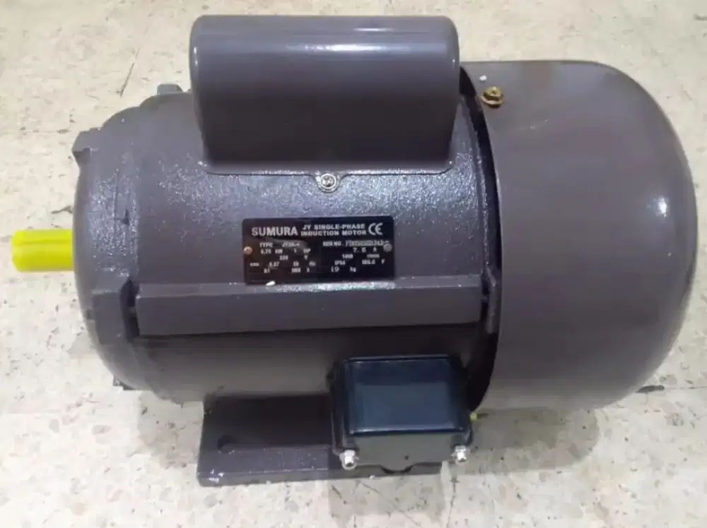 Dinamo motor elektro penggerak 1 Hp 1400 rpm singel phase