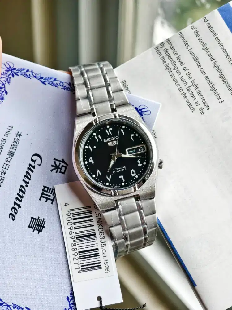 Seiko 5 Arabic Index SNK063J5