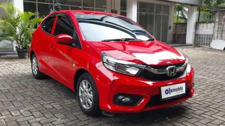 PAJAK PANJANG TDP 8,JT Honda Brio Satya 1.2 E Bensin-AT Merah 2021