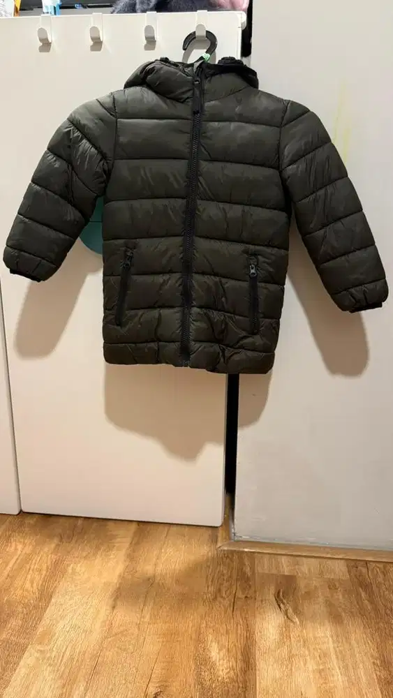 Jacket Winter Anak Army Green