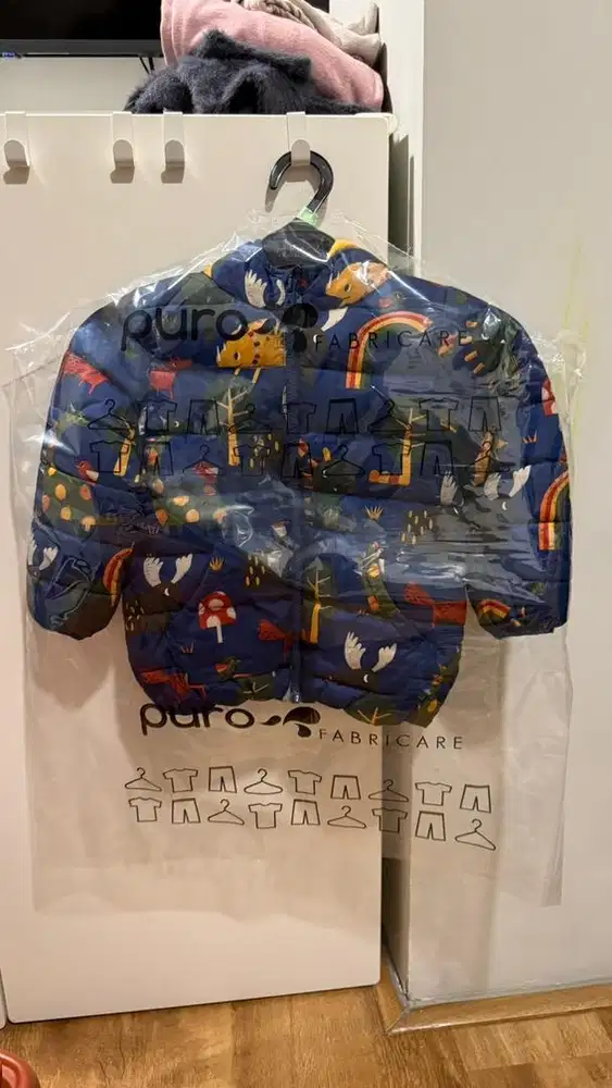 Jacket Winter Anak Motif Dinosaurus