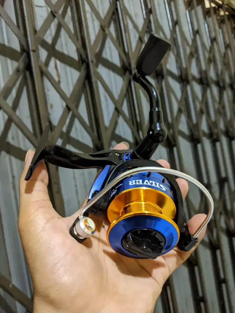 Jual Katrol Reel Silver 4000 Besi BARU berkualitas Suara Mantap