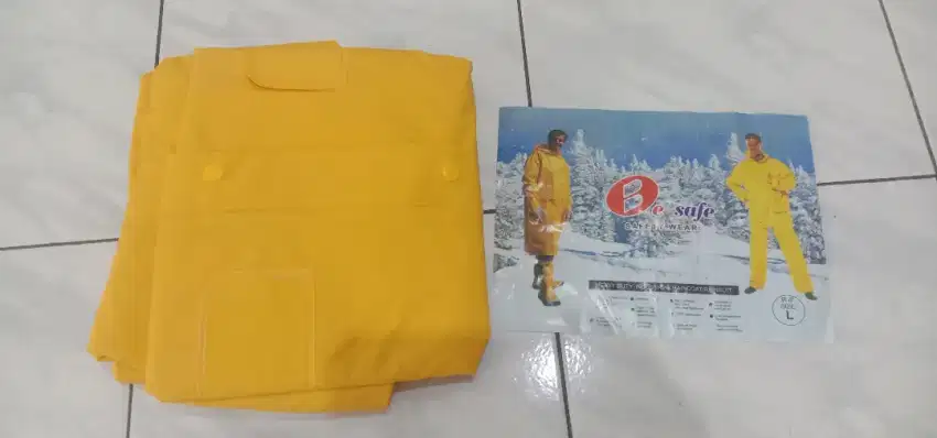 Jas Hujan Yellow Kualitas Proyek