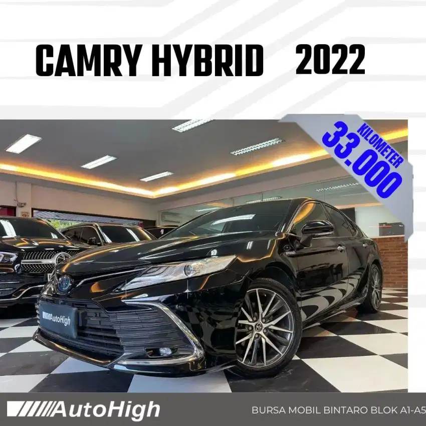 DP10% [Km33.000] Camry Hybrid 2022 Black / Accord Reg 2023 #AUTOHIGH